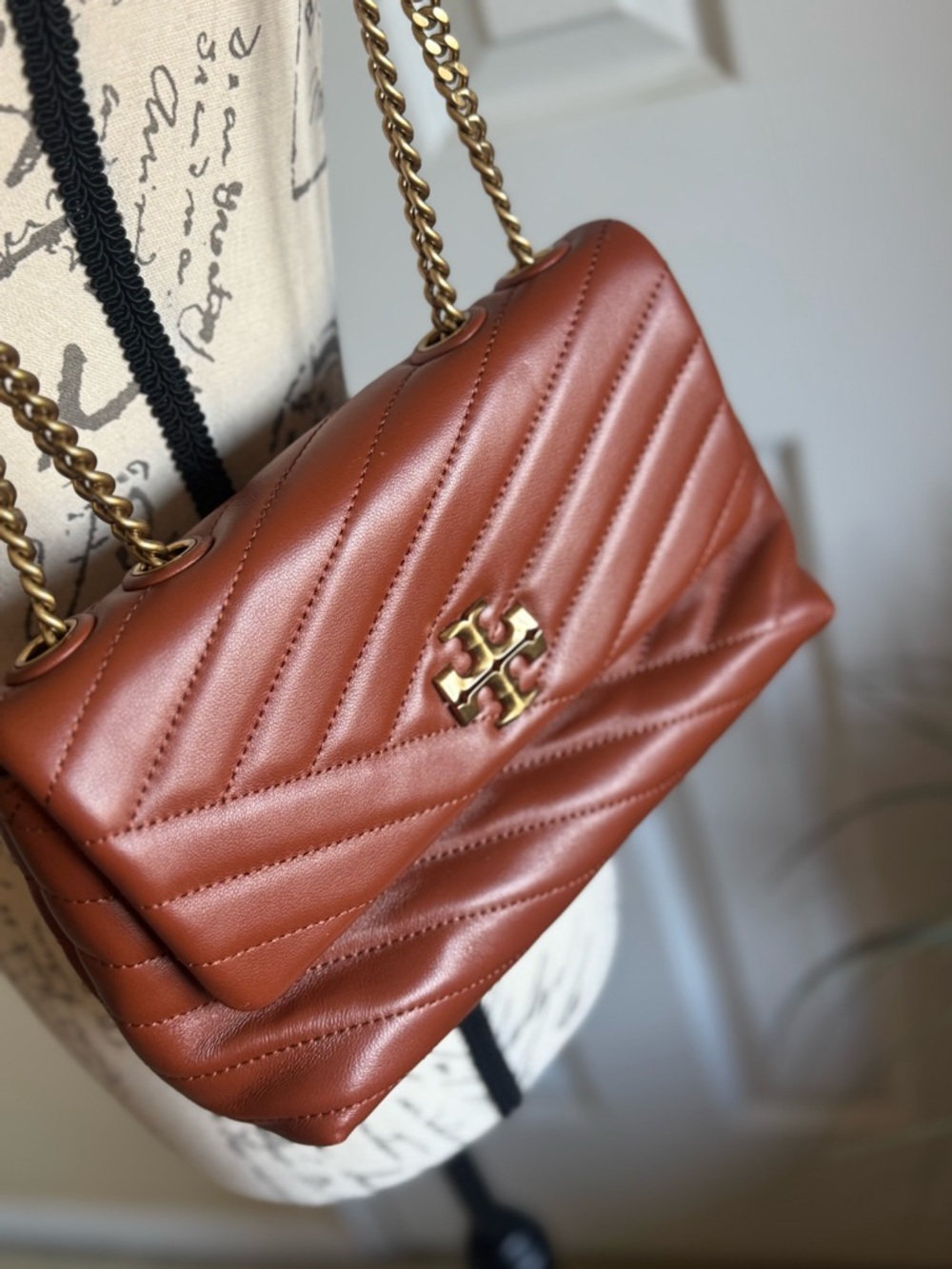 Tory Burch Kira Chevron Convertible Shoulder/Crossbody Bag - Picture 6 of 11